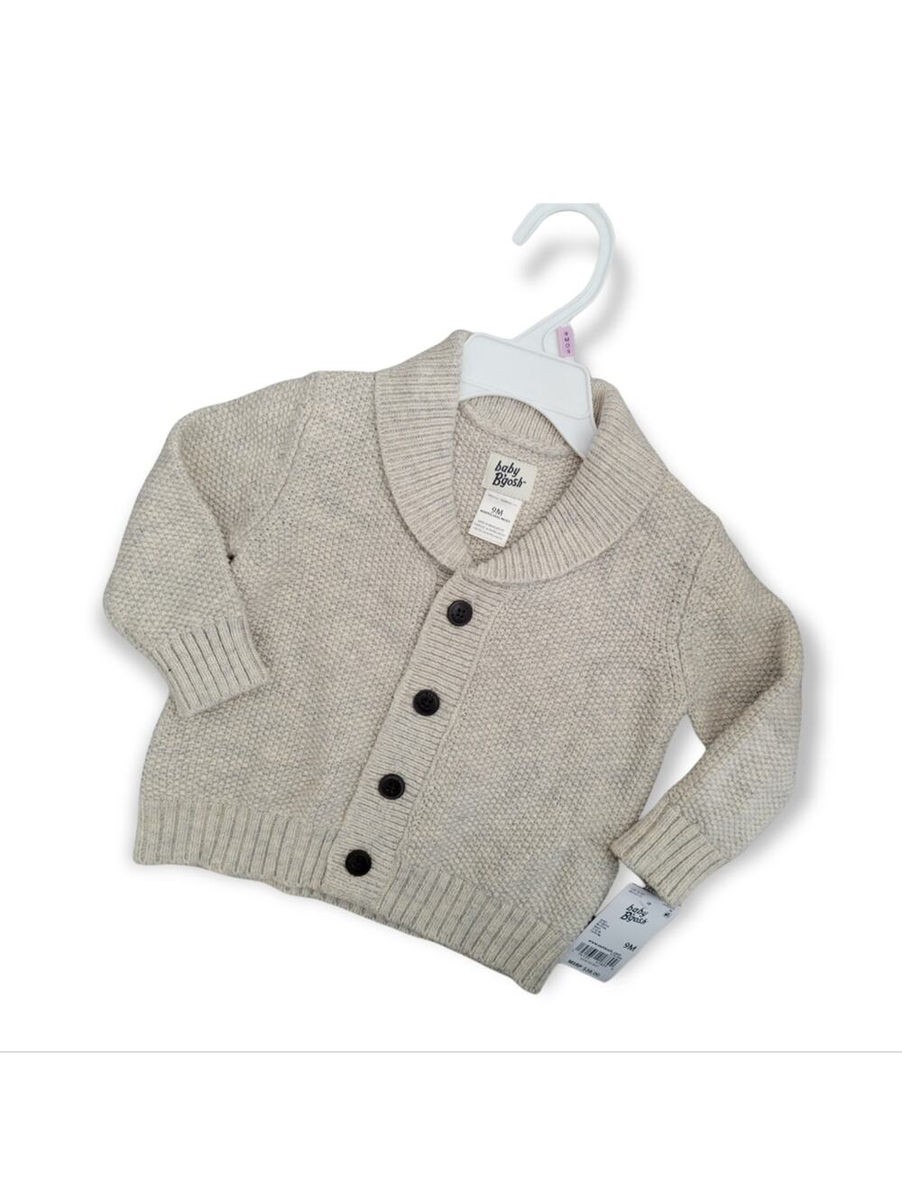Oshkosh baby B'gosh shawl collar cardigan Size 9 months